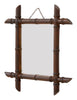 Vintage Faux Bamboo Mirror Small