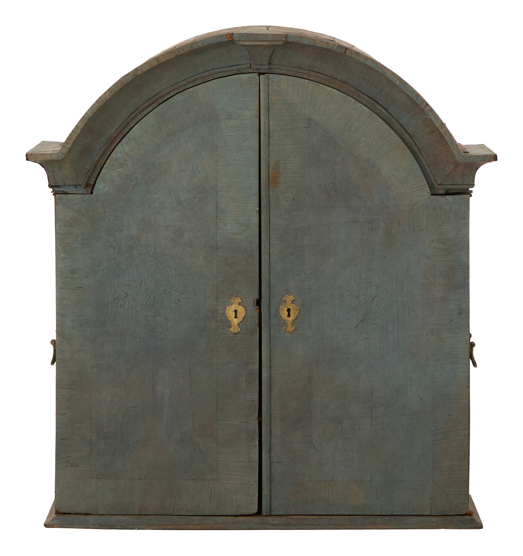 Antique Blue Vitrine