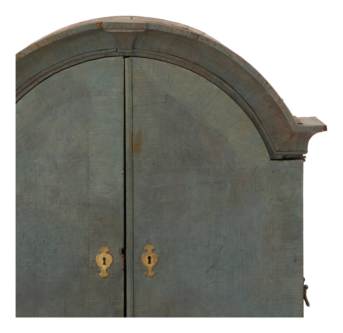 Antique Blue Vitrine