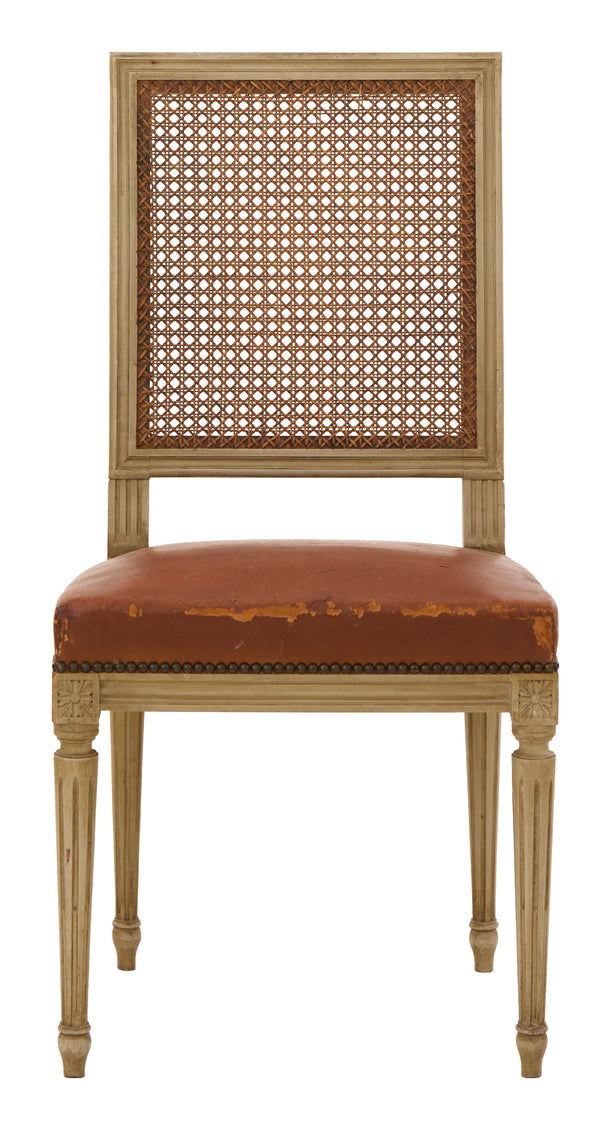 Antique Louis XVI Cane Back Dining Chair