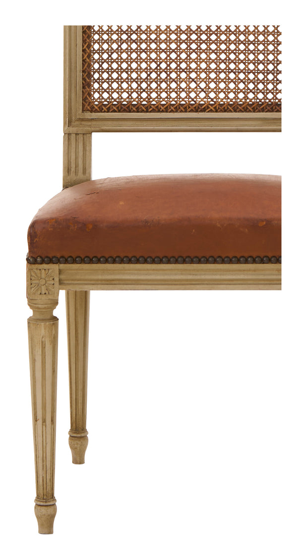 Antique Louis XVI Cane Back Dining Chair