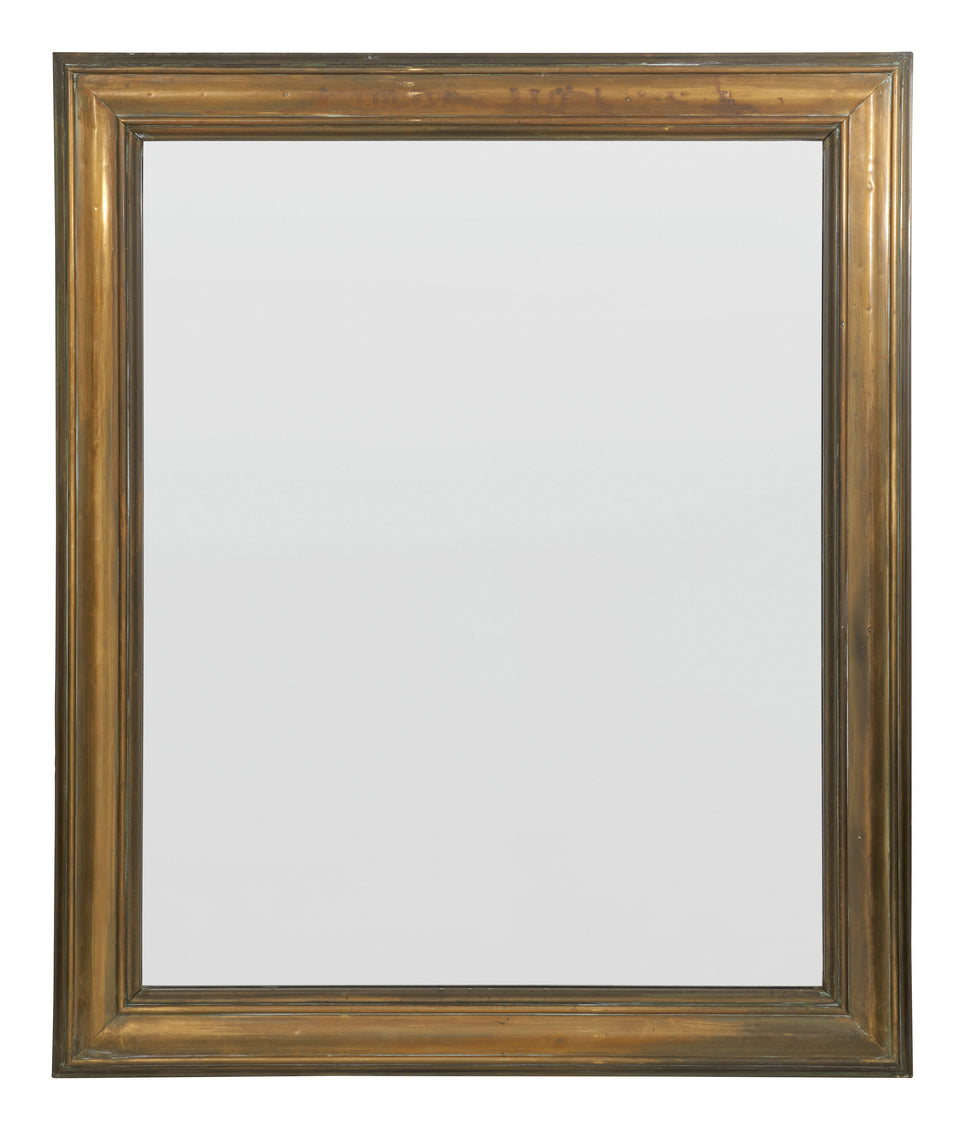 Antique Brass Bistro Mirror