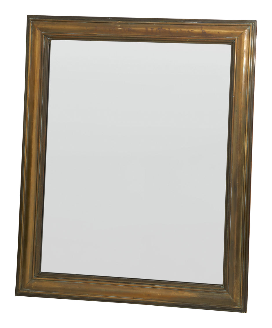 Antique Brass Bistro Mirror