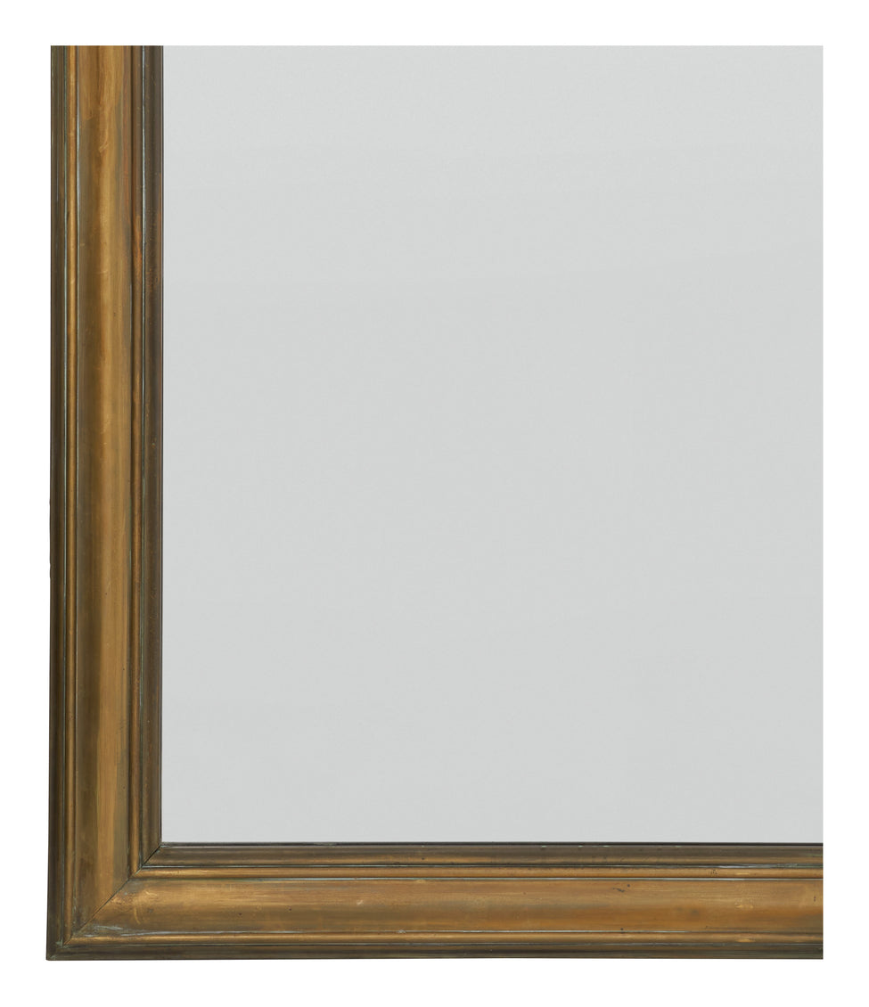 Antique Brass Bistro Mirror