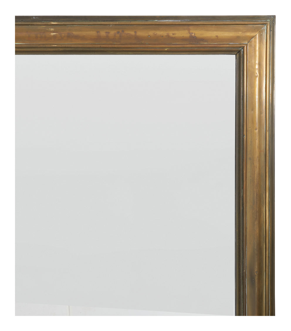 Antique Brass Bistro Mirror