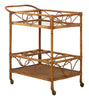 Vintage Rattan Bar Cart