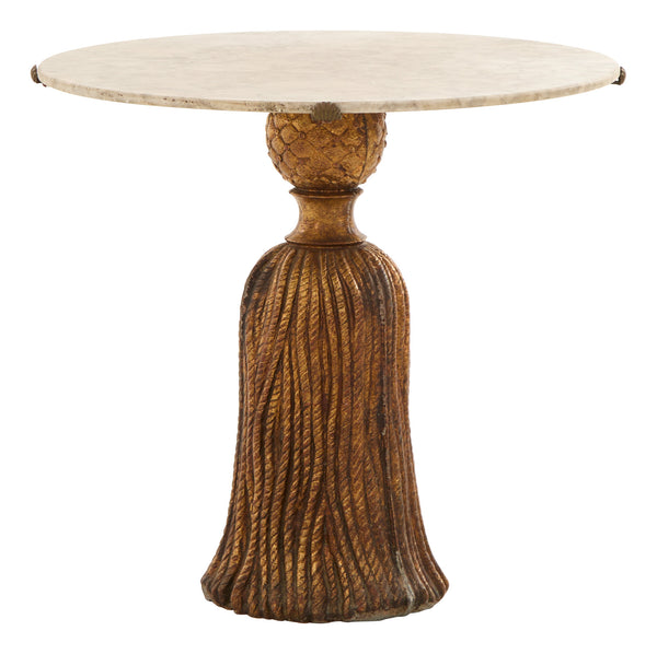 Vintage Gilt Tassel Table