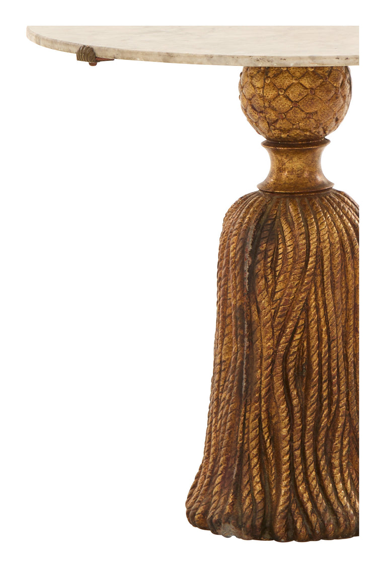 Vintage Gilt Tassel Table