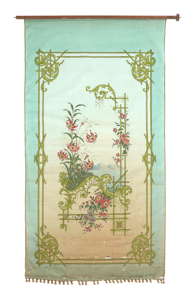 Vintage Fabric Wall Hanging