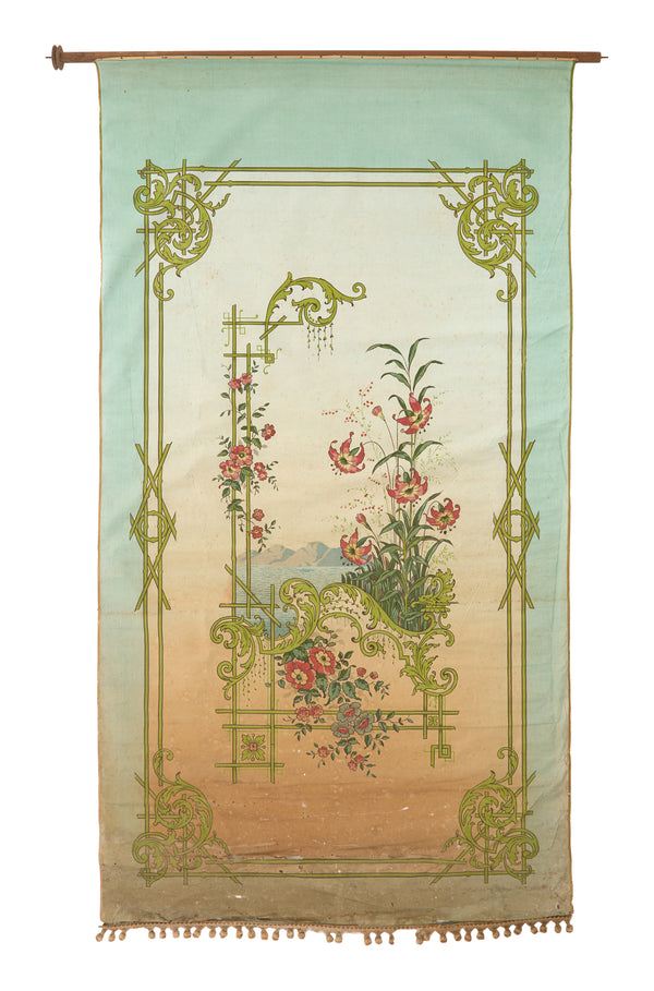 Vintage Fabric Wall Hanging