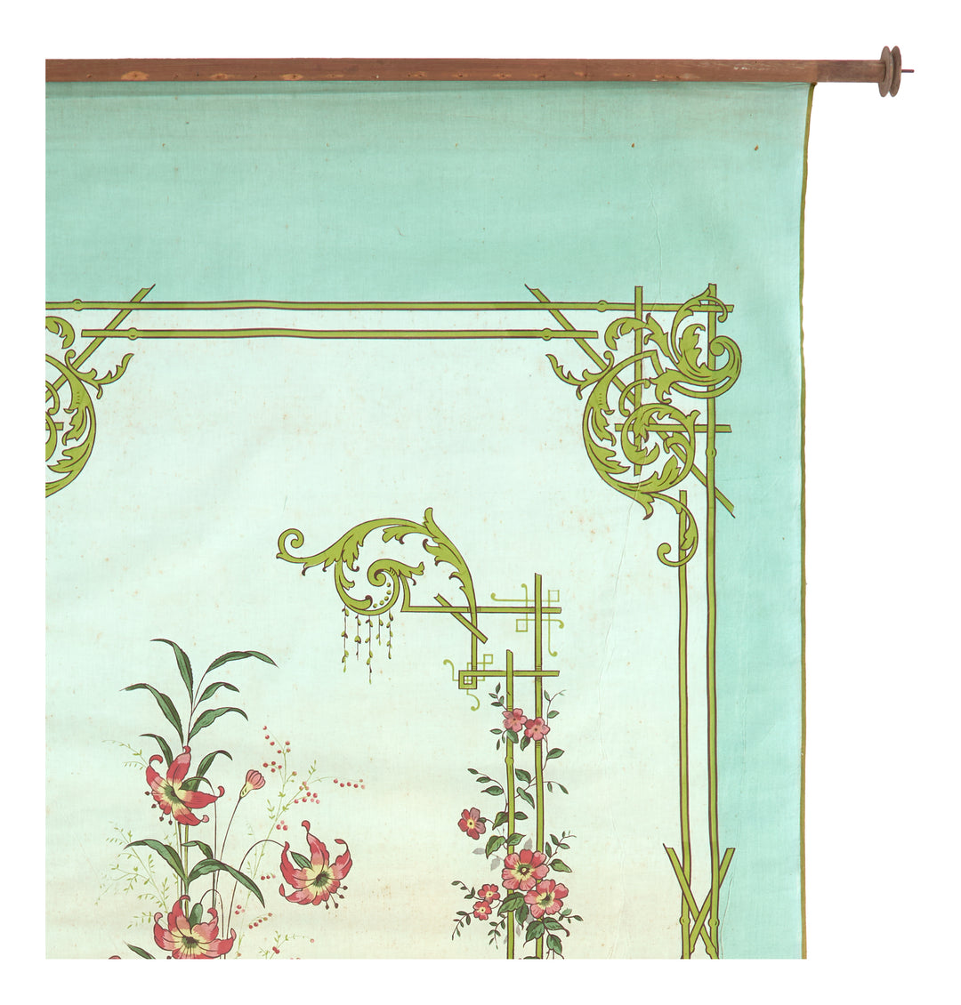 Vintage Fabric Wall Hanging
