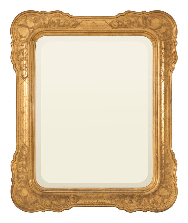 Antique Gilt Italian Mirror