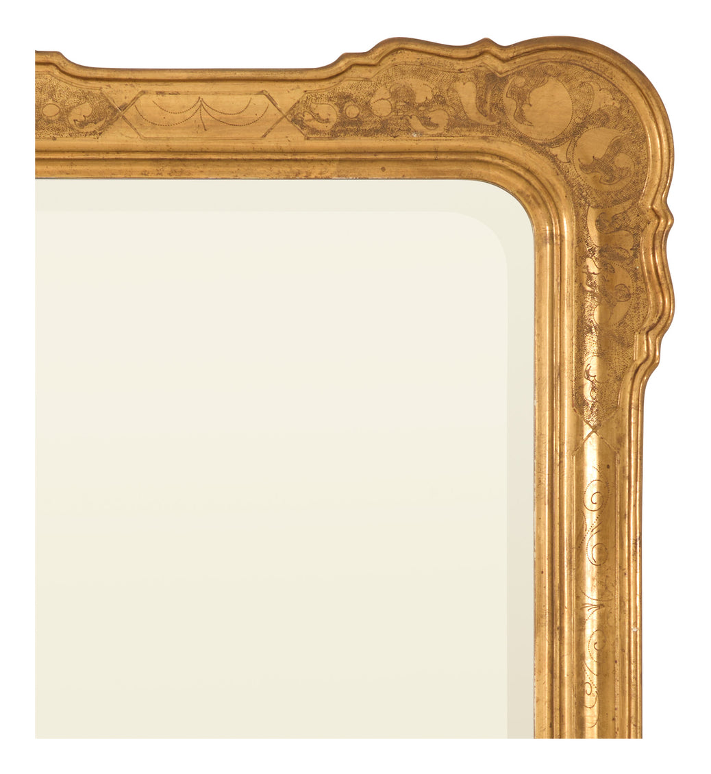 Antique Gilt Italian Mirror
