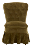 Vintage Velvet Slipper Chair