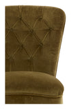 Vintage Velvet Slipper Chair