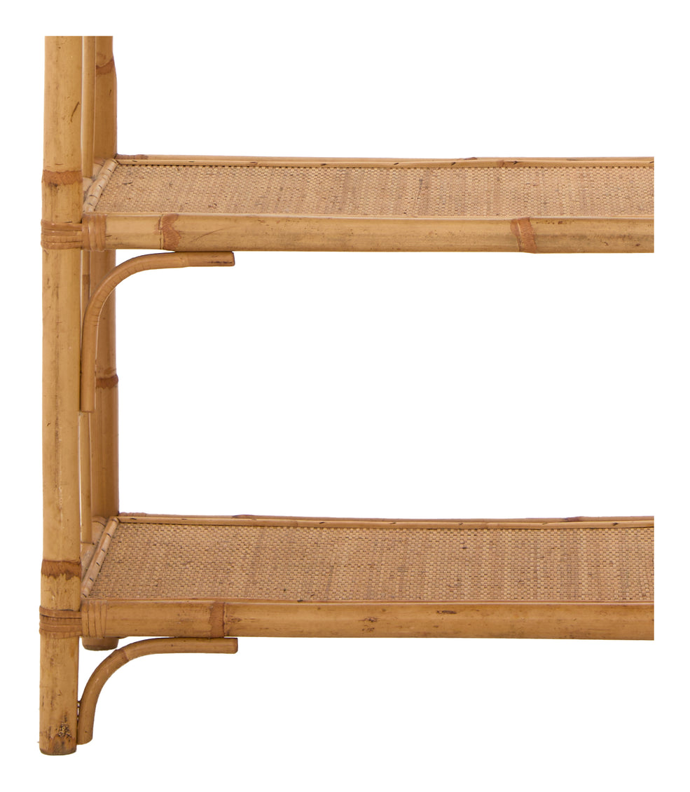Vintage Bamboo Etagere