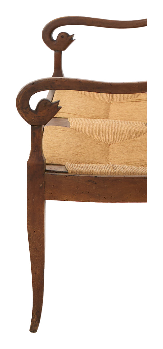 Antique Swan Bench