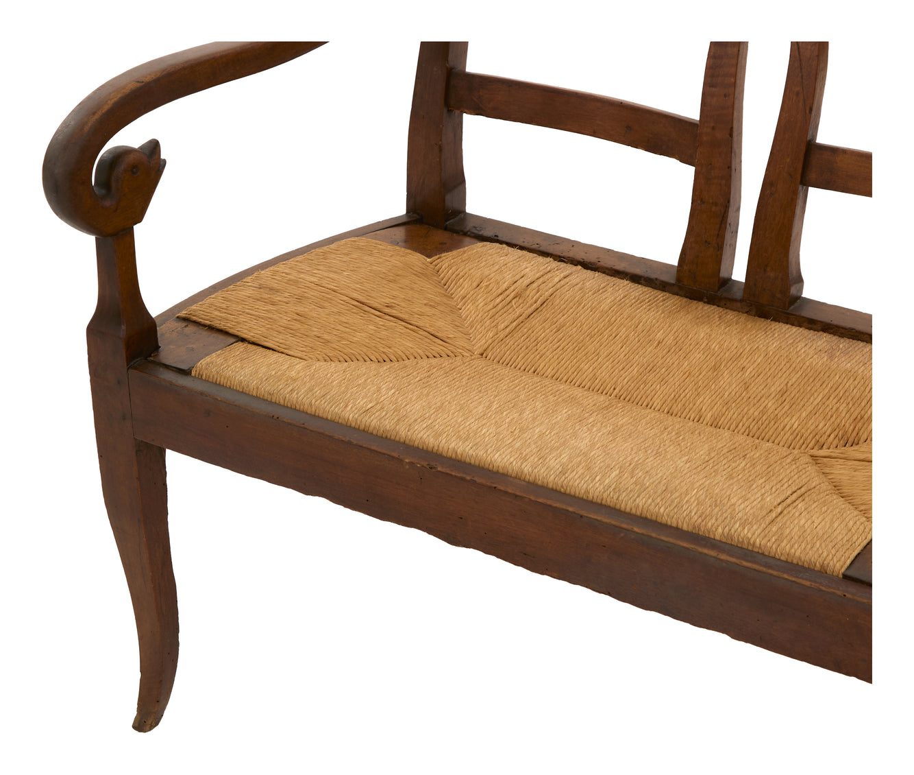 Antique Swan Bench