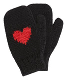 Heart Alpaca Mittens