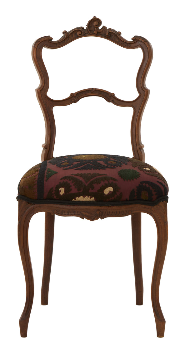 Antique Suzani Side Chair
