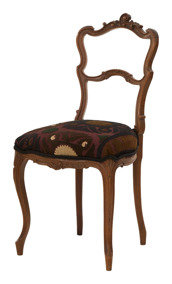 Antique Suzani Side Chair