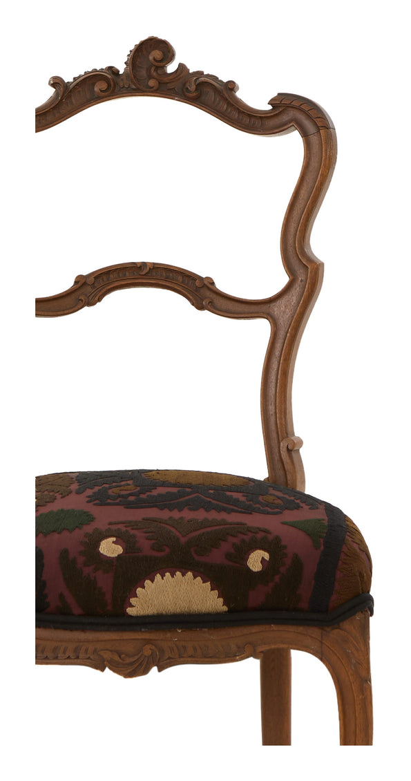 Antique Suzani Side Chair
