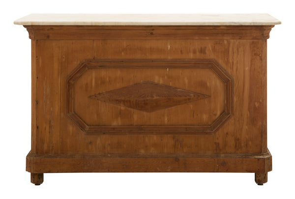 Antique Marble Top Counter