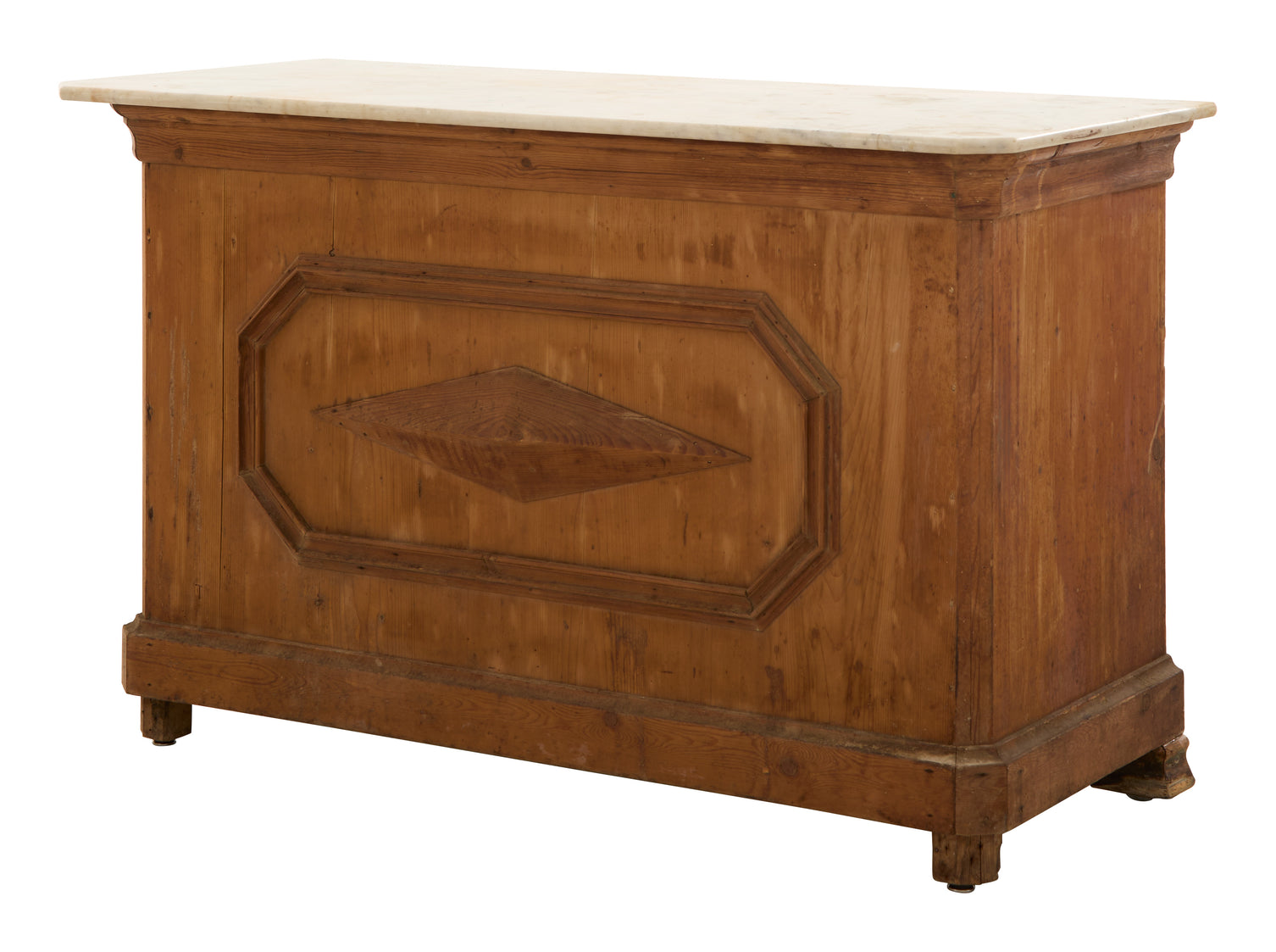 Antique Marble Top Counter