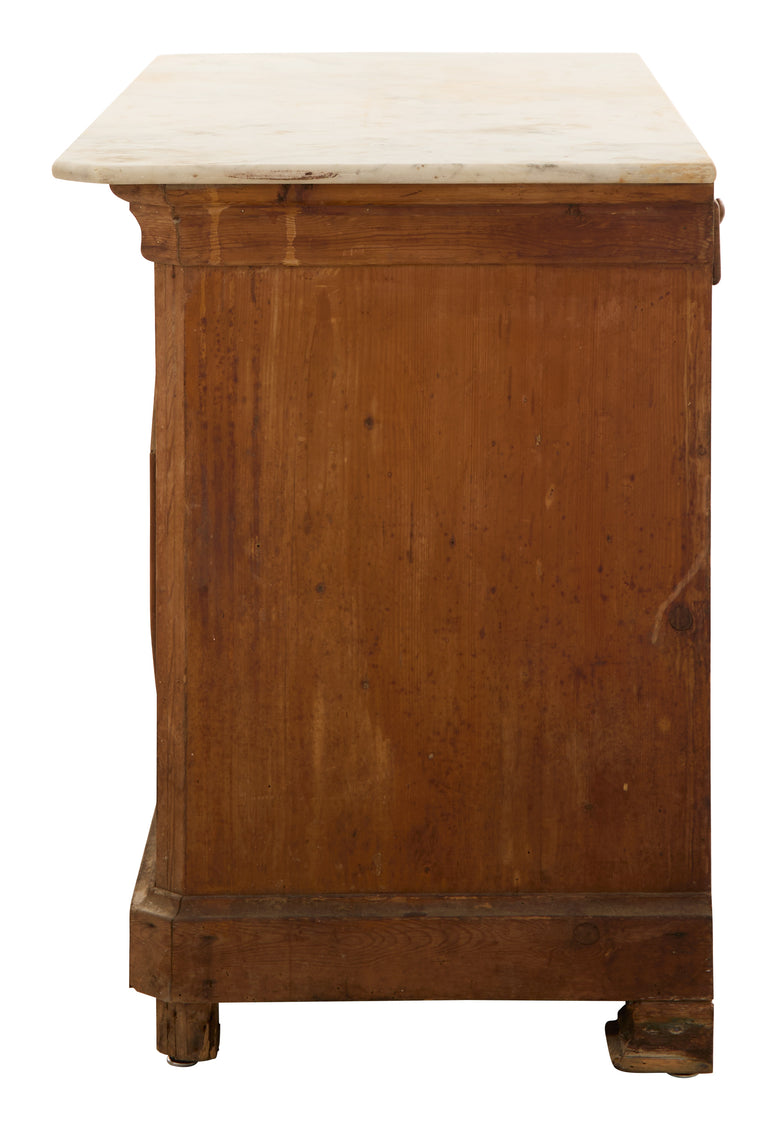 Antique Marble Top Counter