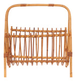 Vintage Rattan Magazine Rack