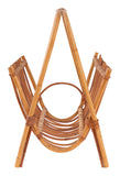 Vintage Rattan Magazine Rack