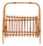 Vintage Rattan Magazine Rack