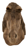 Antique Carved Wood Horse Head