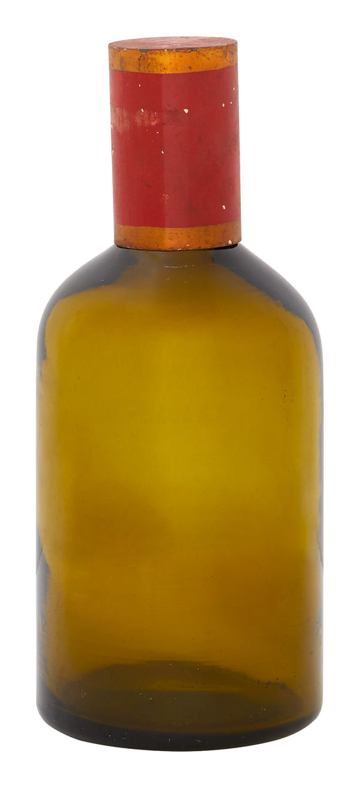 Antique Amber Apothecary Bottle