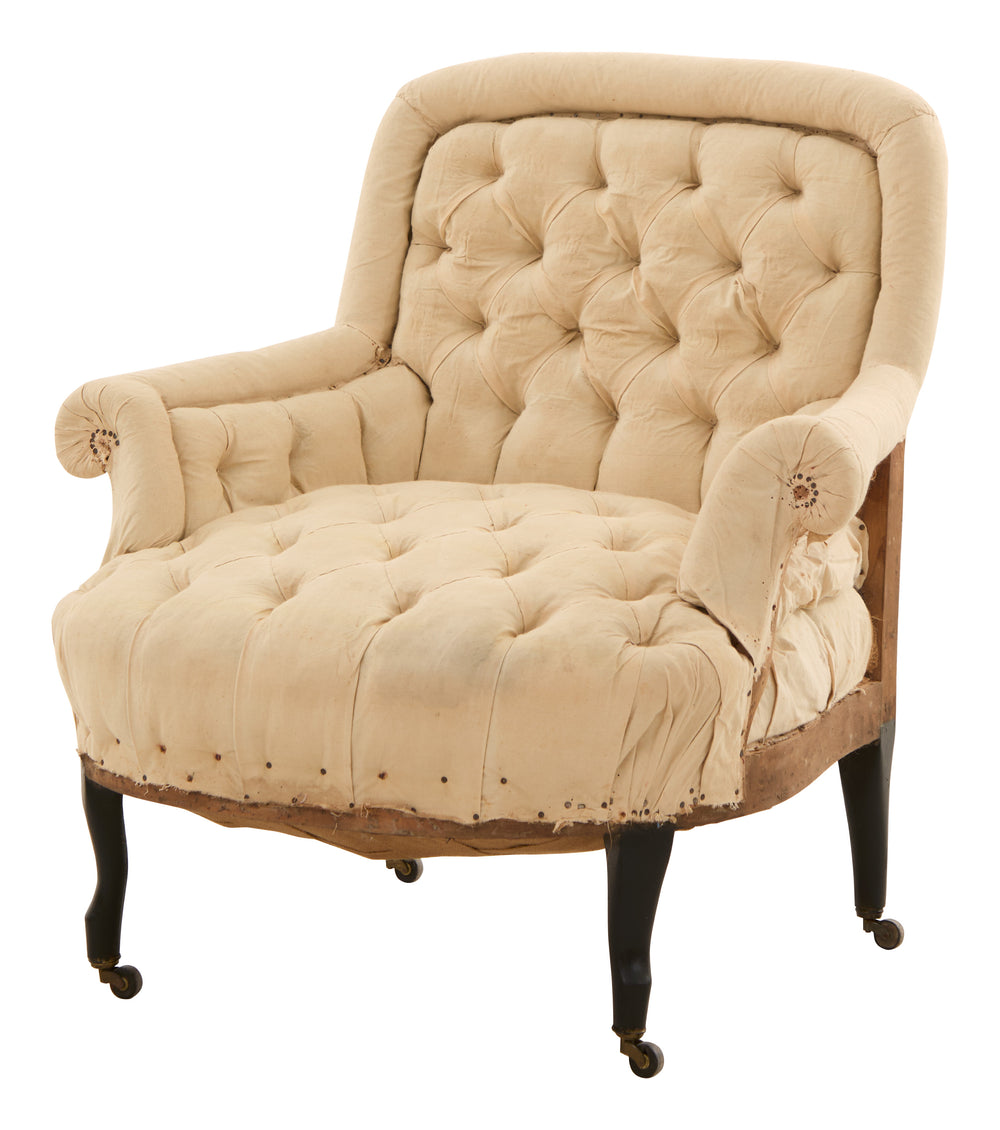 Antique Unupholstered Salon Set