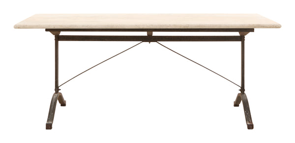 Antique Marble Top Bistro Table