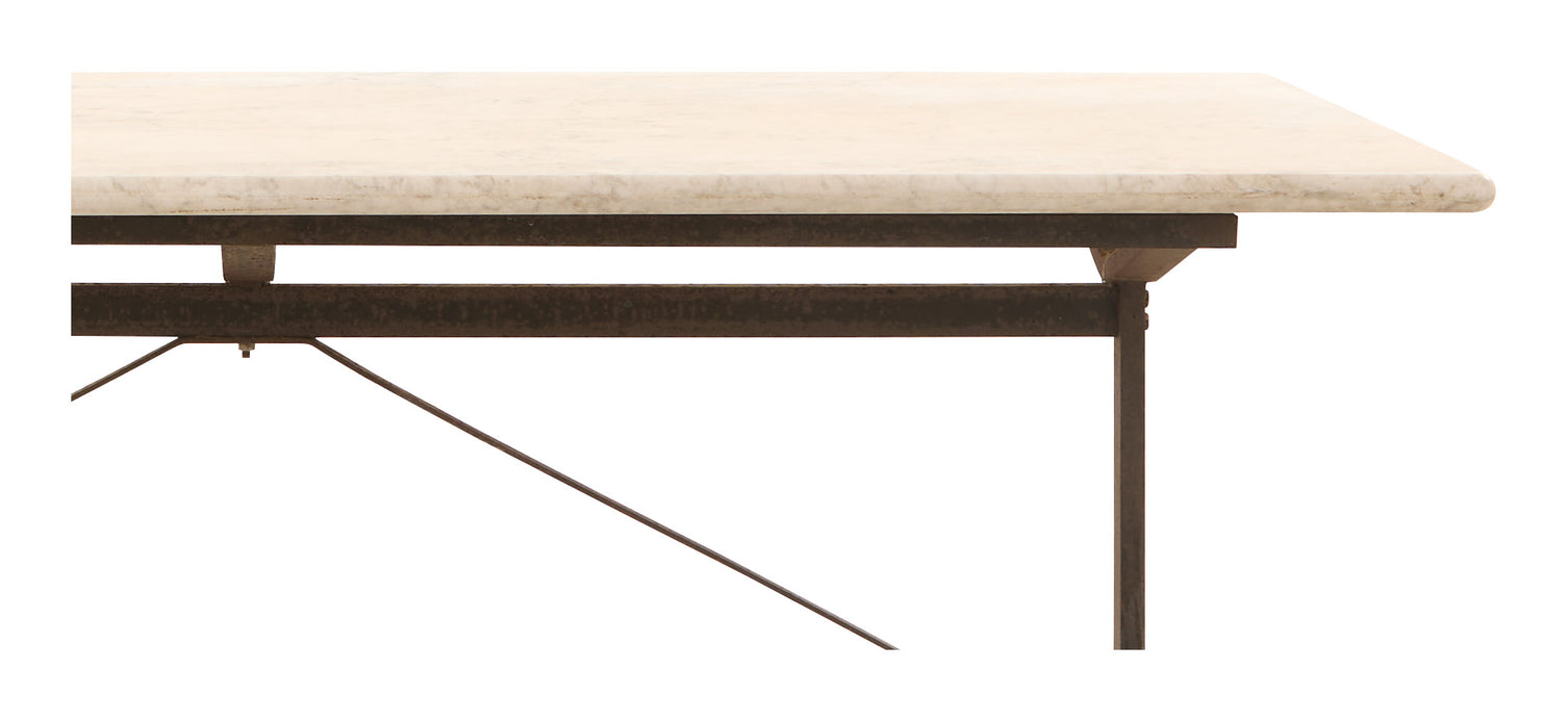 Antique Marble Top Bistro Table