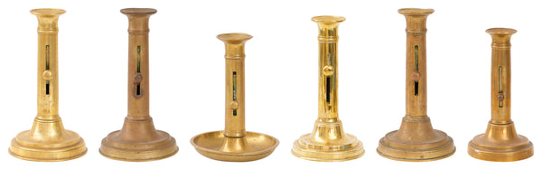 Antique Brass Napoleon Candlestick