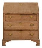 Antique Stripped Wood Secretary