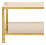 Vintage Square Brass Coffee Table