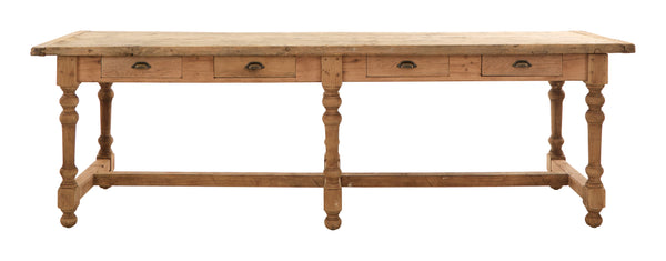 Antique Wood Draper Table