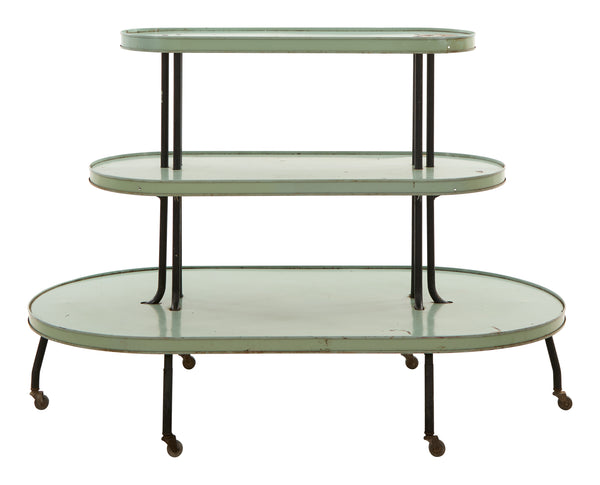 Vintage Metal Display Shelf