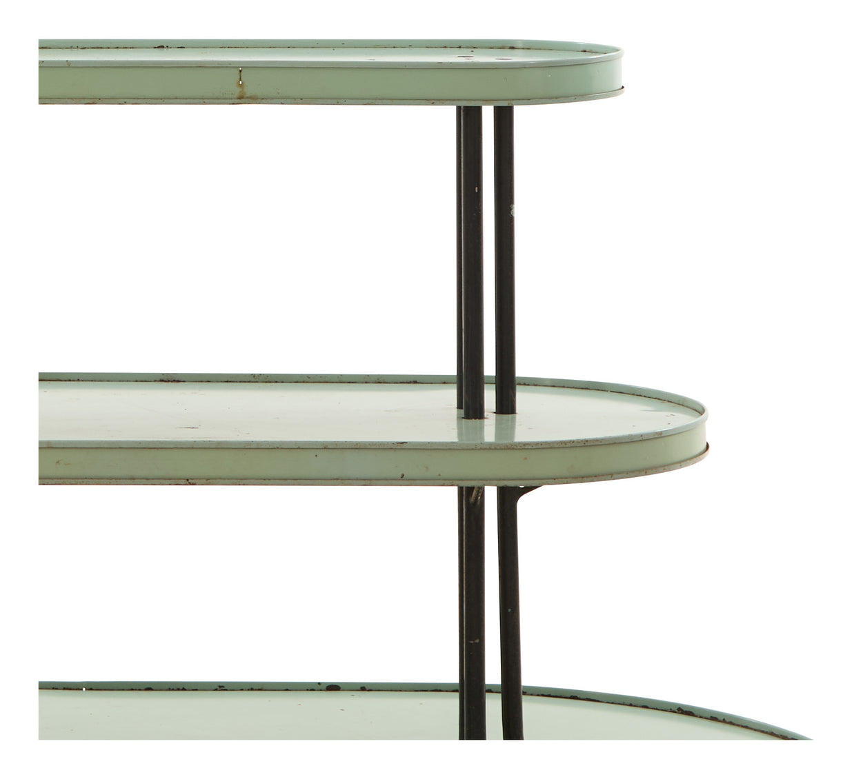 Vintage Metal Display Shelf