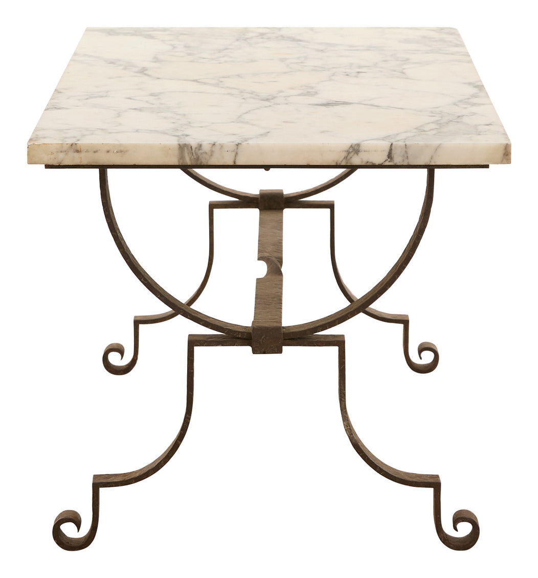Vintage Marble Top Coffee Table