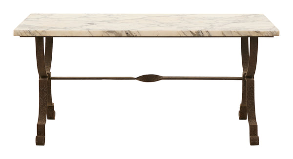 Vintage Marble Top Coffee Table