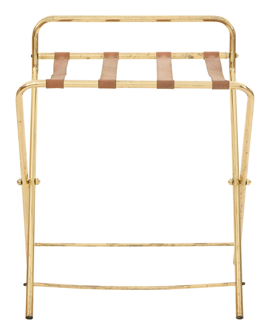 Vintage Brass Luggage Stand