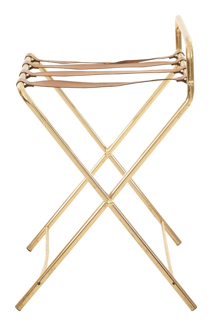 Vintage Brass Luggage Stand