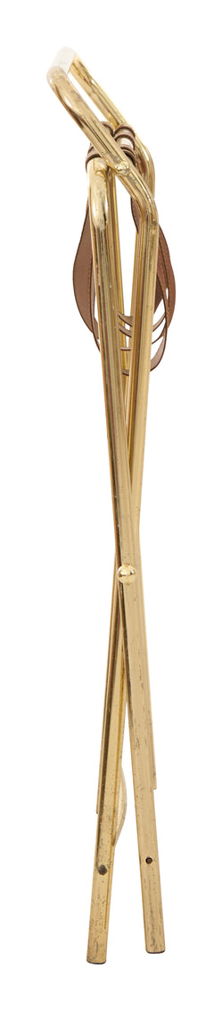 Vintage Brass Luggage Stand