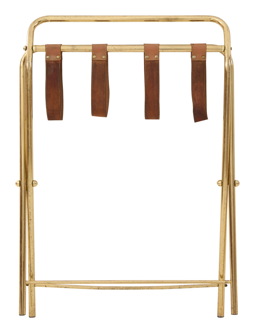 Vintage Brass Luggage Stand
