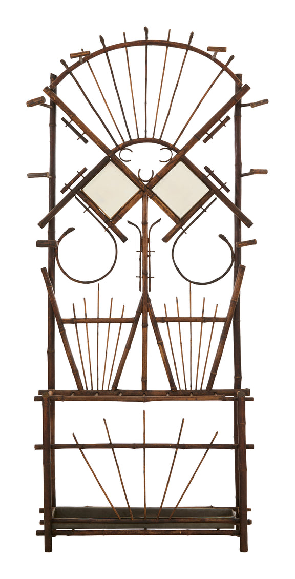 Antique Bamboo Hall Tree